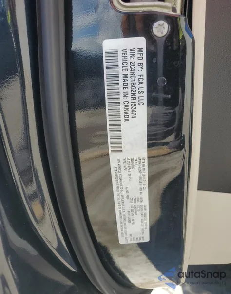 2022 Chrysler Pacifica Touring L from USA, damaged, VIN 2C4RC1BG2NR153474